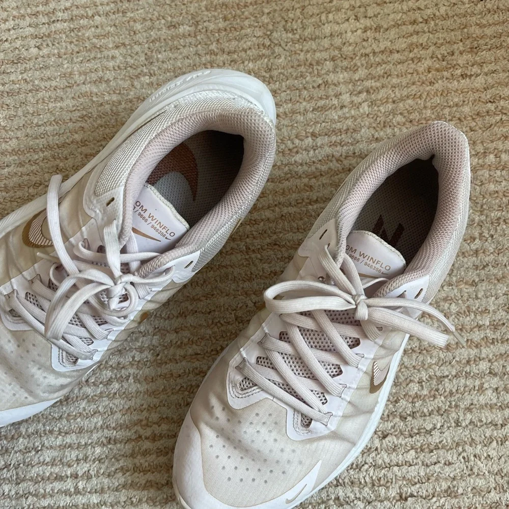 Nike Pink Athletic Shoes Zoom